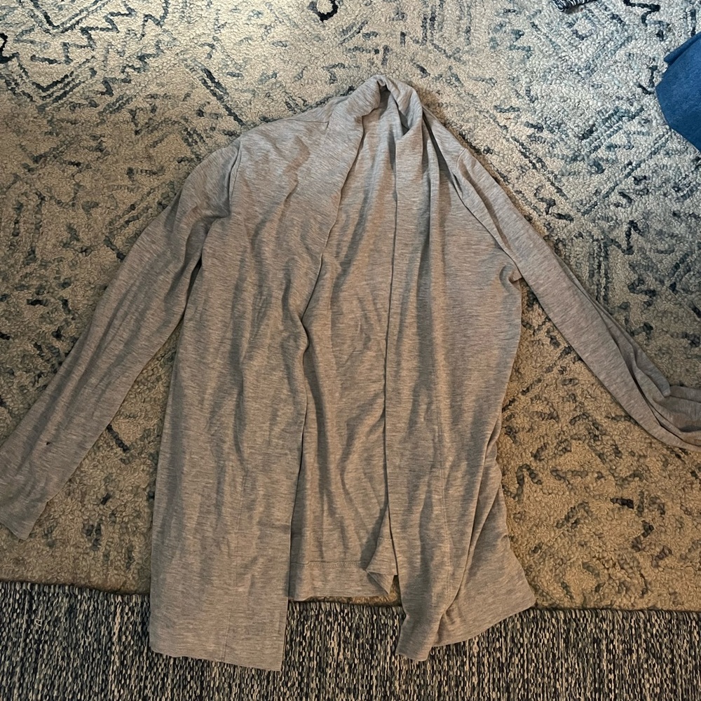 Gray light cardigan from Banana republic